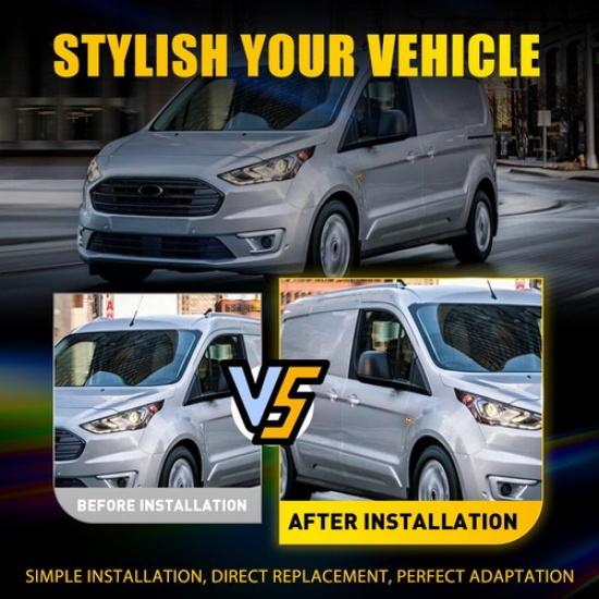 Для Ford 2010- Transit Front Connect Боковые Повторители Поворотников на Крыло 2 шт.