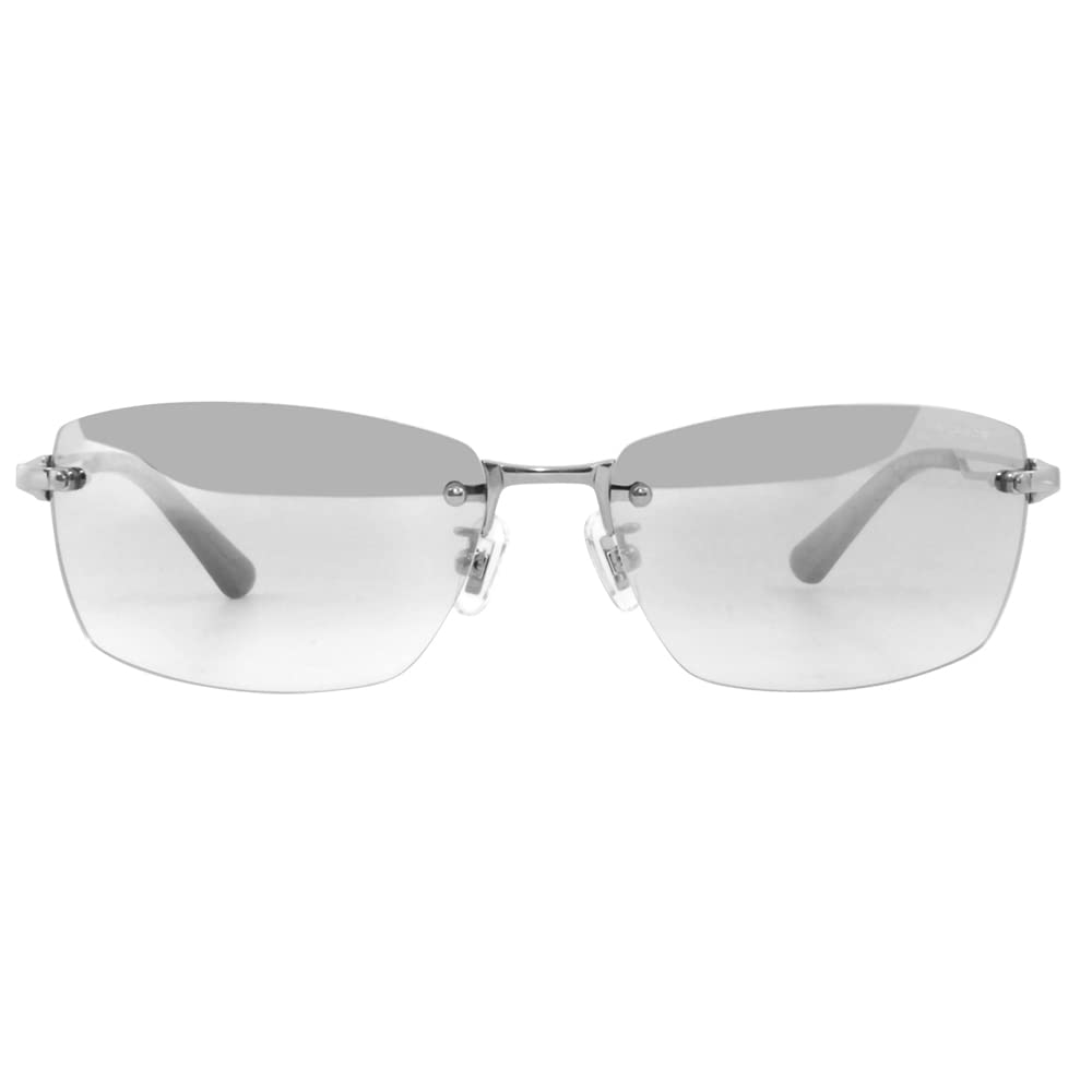 Police Солнцезащитные очки SPLG39J 583X 60 2023 Модель WIND Двухточечные безрамочные квадратные титановые зеркальные линзы мужские