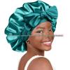 Women's Satin Silk-Style Adjustable Nightcap for Hair Protection