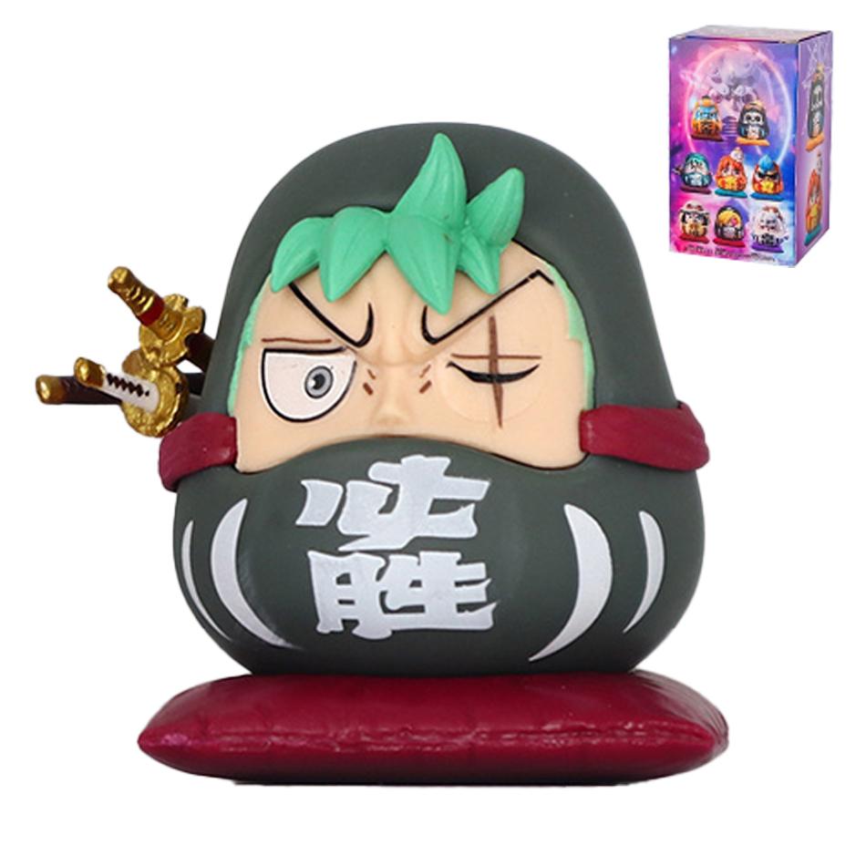 В наличии 6 см Аниме One Piece Q-версия Фигурка Ника Луффи Зоро Санджи Кос Супер Дамма Фигурка ПВХ Украшение для Автомобиля Статуя Модель Игрушки