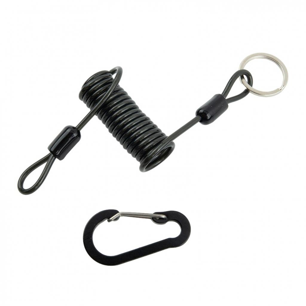 Wire Spring Rope Anti-lost Equipment Stainless Steel + Plastic