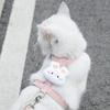 Cute Animal Dog Chest Straps Breathable Pet Walking Harnesses Lead Summer Pet Vest Harness  Pet