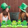 Lot De 9 DéCoration De Centre En Nid D'Abeille De La Saint-Patrick Table Pour FêTe Irlandaise Accessoires Pour FêTe De Printemps