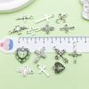20Pcs DIY Bracelets Jewelry Making Materials Handcrafts Cross Charms Pendants  Jewelry Design