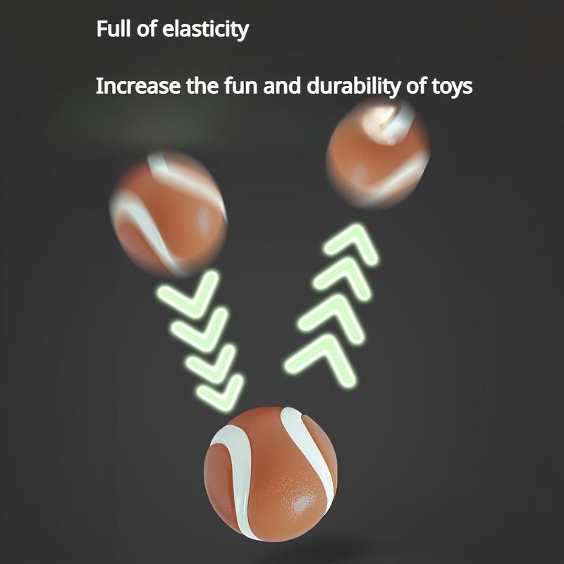 Squeaky TPR Dog Ball Toy - Durable, Bite-Resistant Chew Toy for Dental Health & Interactive Play, Random Color