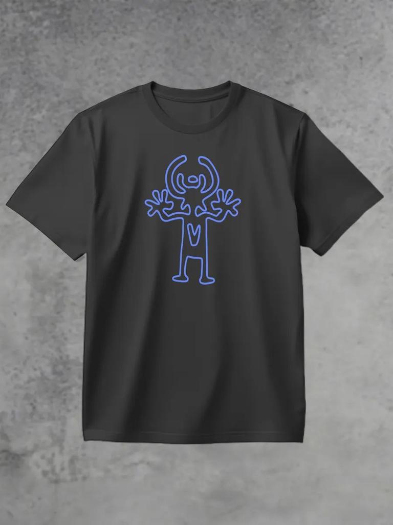 T-Shirt Hands Up Monster Blue