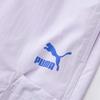 Puma Классические танцевальные шорты Crew Woven Shorts с принтом логотипа, завязками на талии, средней посадки, повседневные шорты для мужчин, светло-фиолетовые 627176-68