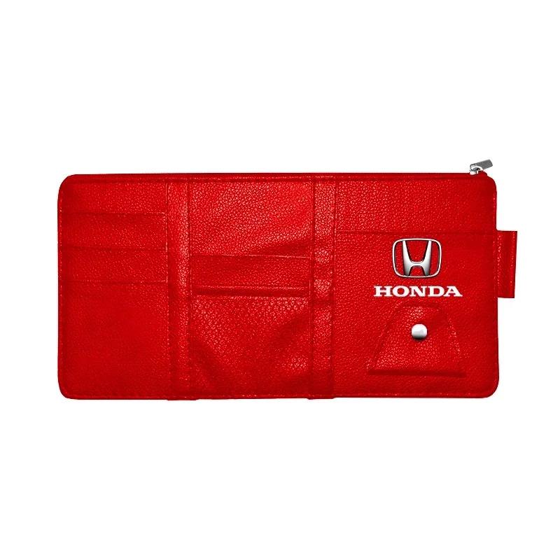 2025 Hot Car Sun Visor Point Type Multi-function Storage Bag Car Accessories For Honda Civic Accord Crider City XRV CRV HRV Insp