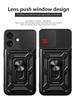 Противоударный бронированный чехол для iPhone 17 17 pro ProMax 17 Air с держателем для автомобиля Чехол для телефона для iPhone17 5G Защита объектива камеры Fundas