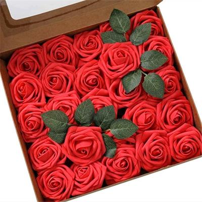 Креативный DIY Декор Искусственные Розы из Пенопласта Искусственная Композиция из Роз Различные Цветовые Варианты Реалистичная Текстура Для Свадебного Декора