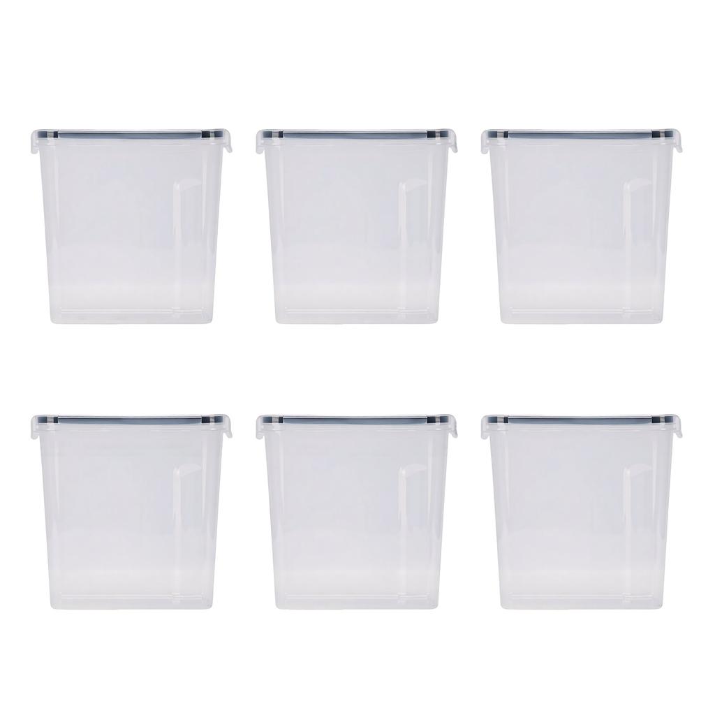 6PCS Filament Storage Boxes with 24 Labels 1 Marker 3D Printing Filament Spool Container for Home Use Water and Dust