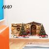 Self Adhesive Wall Stickers Christmas Snow House Sticker, Removable Self-Adhesive Scene Sticker Decal, PVC Waterproof Decorative Decal for Holiday