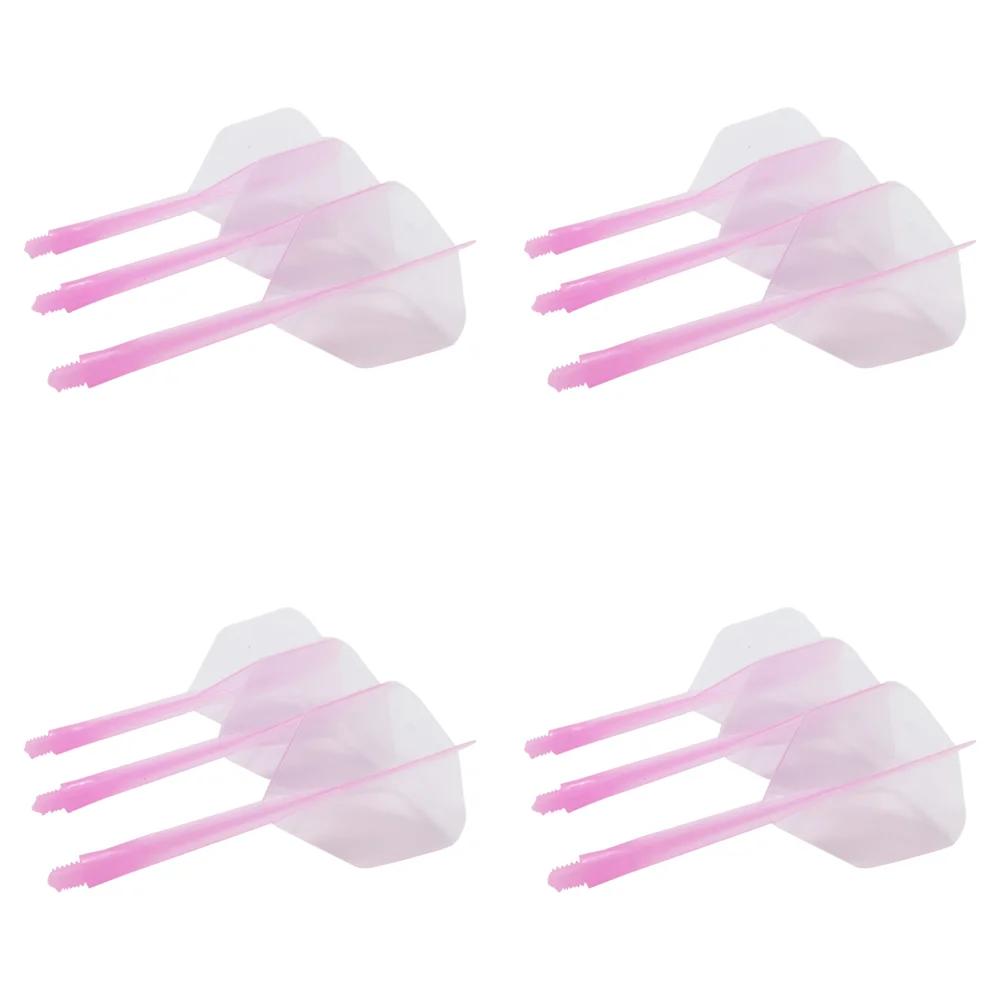 12-3 шт. профессиональные дротики, 2BA, пластиковые прозрачные стержни, дротики, анти-падение, интегрированные дротики, для помещений и улицы