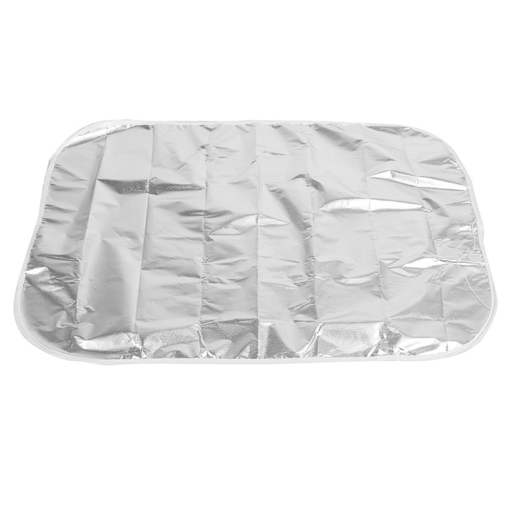 Safety Car Seat Wear Resistant Dustproof UV Proof Thermal Insulation Cover(Silver )
