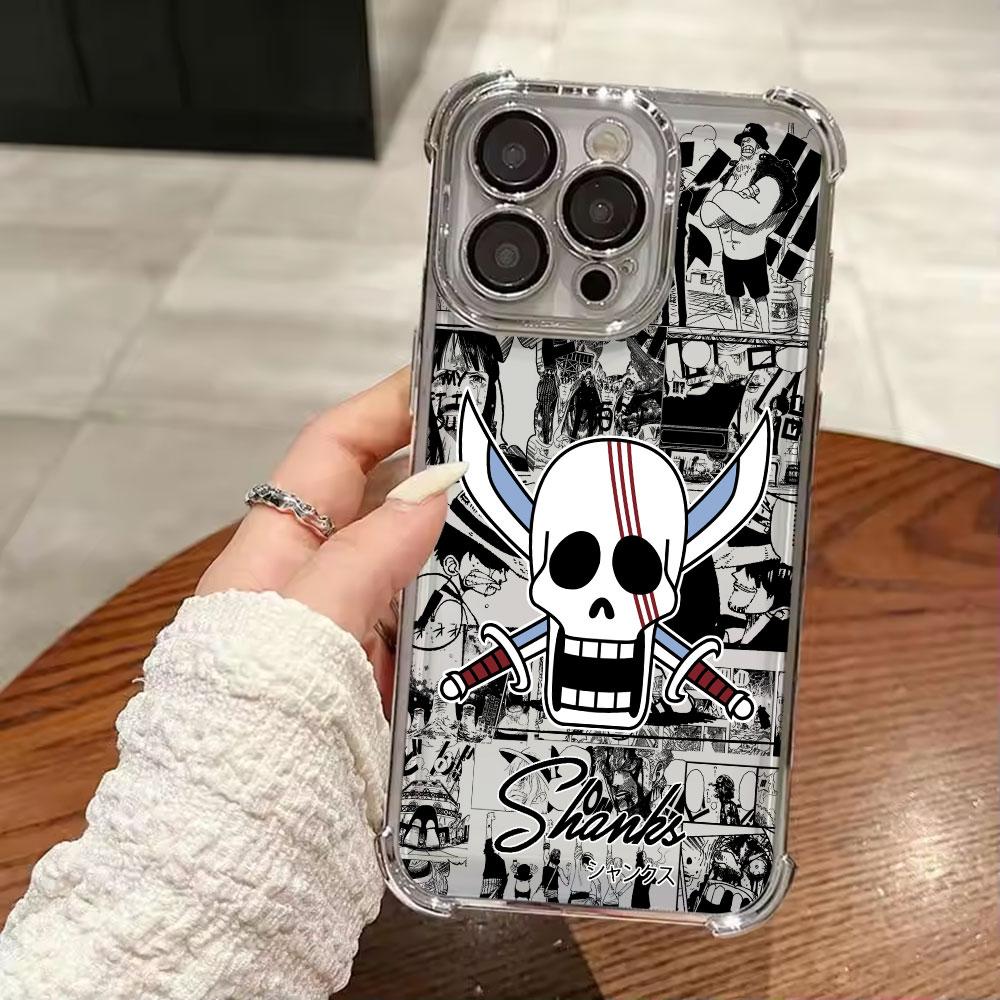 Аниме Логотип One Pieces Луффи Чехол Для iPhone 17 Pro 16 15 14 13 12 11 Pro Max Чехол 17 Plus 17E 16E 17Air Защитный Чехол для Телефона