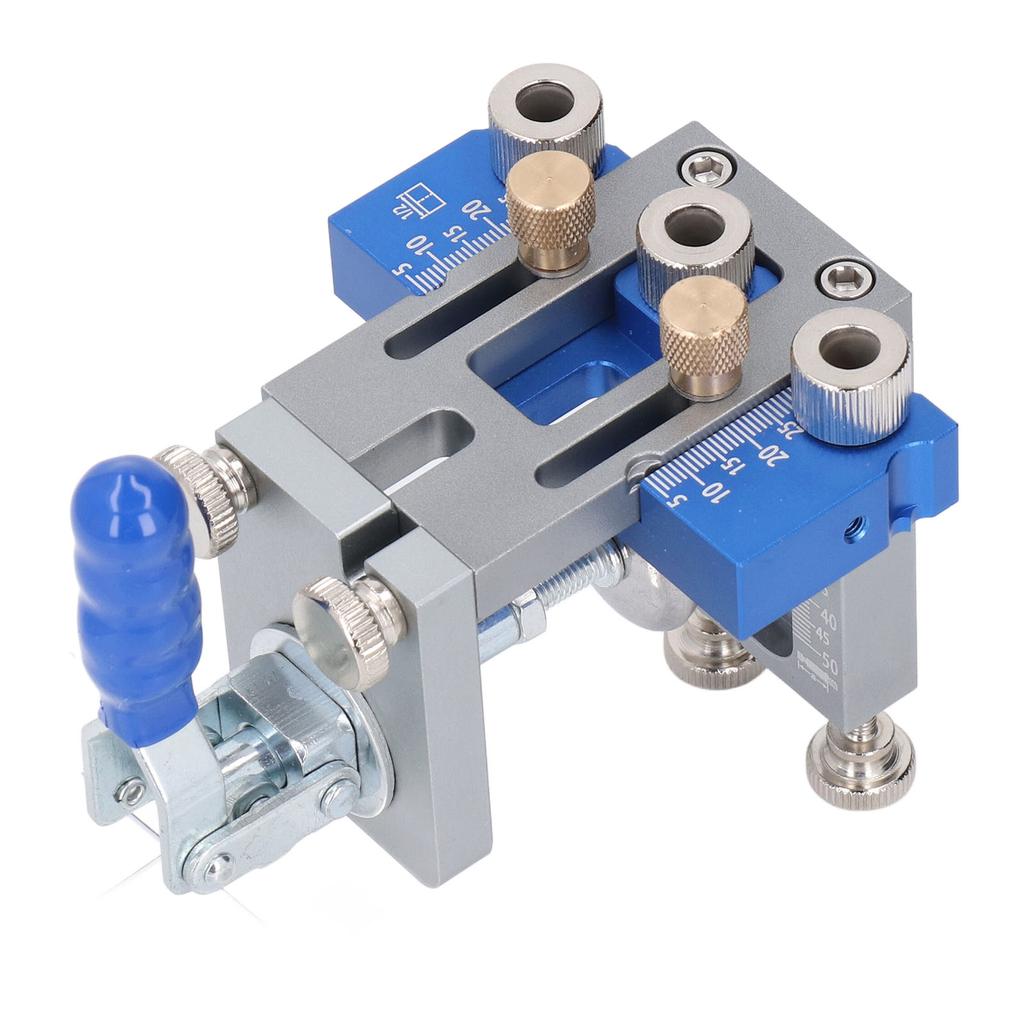 3 In 1 Hole Punch Locator Round Wood Doweling Kit Hand Drilling Puncher for Furniture Woodworking Pr