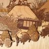 KINOWA Hashirii Деревянный коллаж Оригинальный набор для творчества Хиросиге Станции Токайдо Сделано в Японии "Оцу Чая" Укиё-э Пятьдесят три станции Токайдо