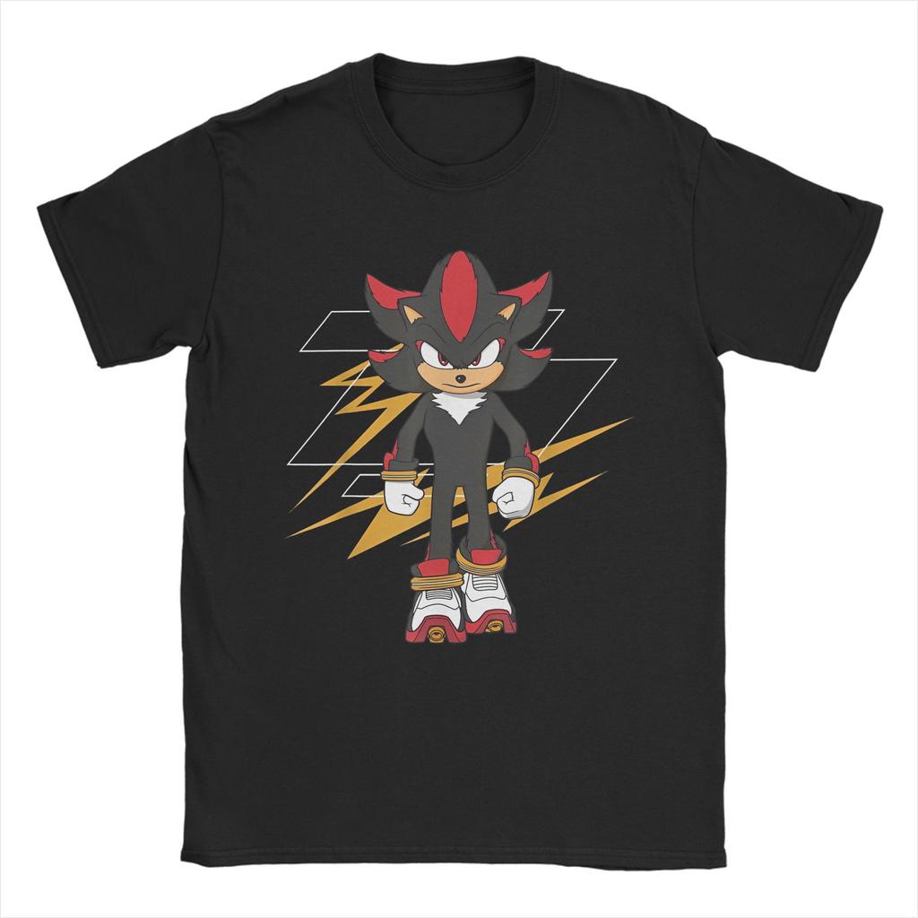 Shadow The Hedgehog T-Shirts Men Novelty Cotton Tees O Neck Short Sleeve T Shirt Gift Idea Clothes