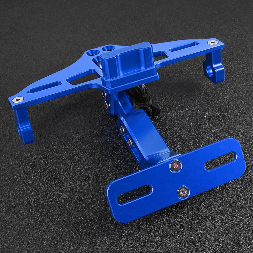 2012-2024 For BAJAJ PULSAR n160 n250 rs200 ns200 200NS Pulsar 125 150 180 200 License Plate Holder Frame Bracket LED Light
