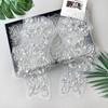 Heavy Industry Mesh Handmade Beaded Sequins Pair Of Flowers Wedding Dress Dance Dress Decorative Accessories Cloth Sticker Clothing Accessories
