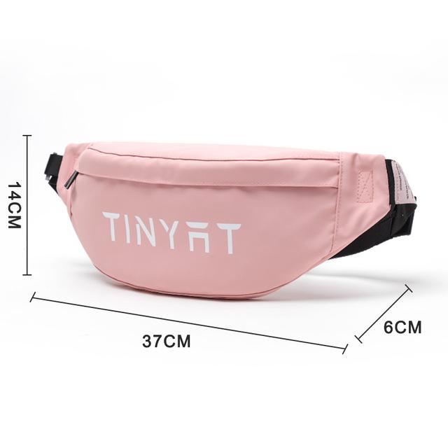 TINYAT мужская поясная сумка кошелек повседневная большая поясная сумка для телефона женская парусиновая дорожная сумка для телефона Фанни сумка-банан на бедре с 4 карманами