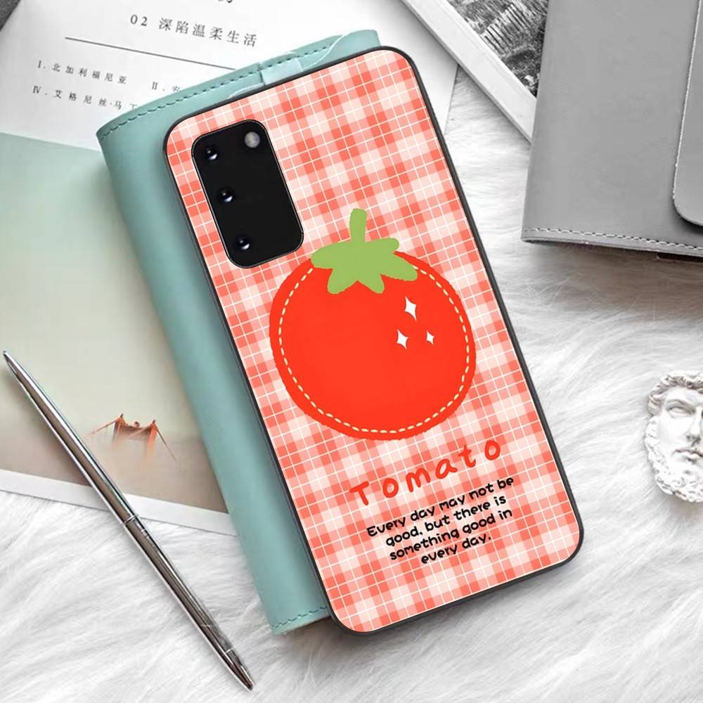 Чехол для телефона 'Томатное выражение' для Samsung S 24 Fe 25 Ultra Plus 20 Lite 21 30 22 23 24 22 Ultra 5G Fundas
