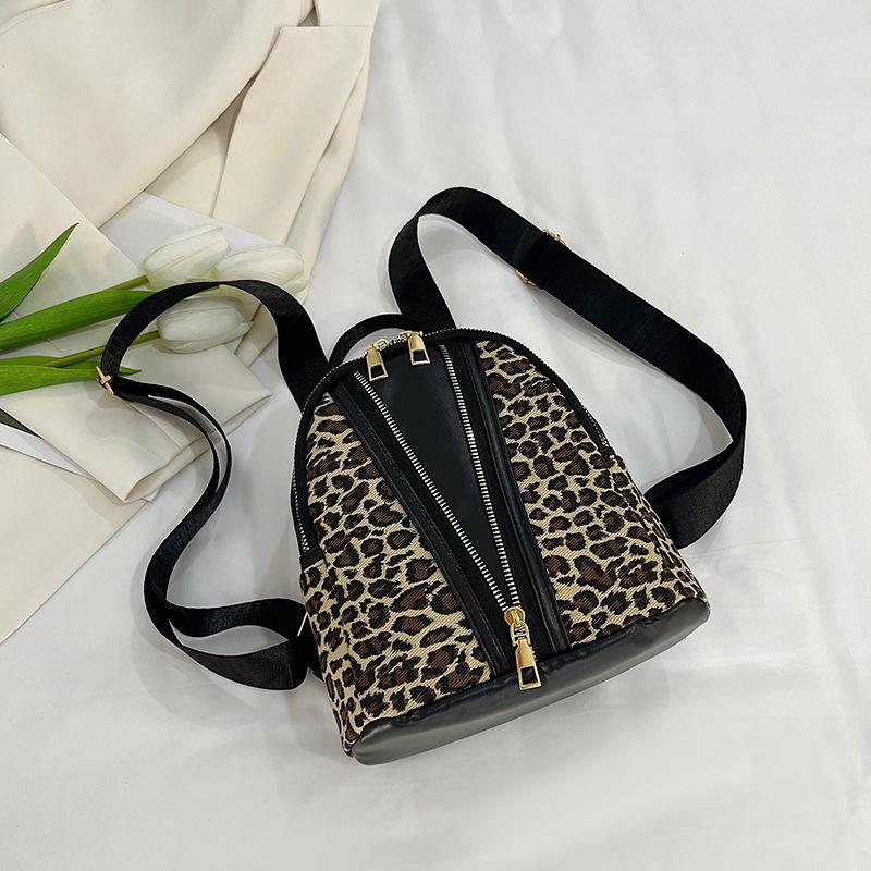 Модная высококачественная дизайнерская сумка с леопардовым принтом, женская легкая роскошная сумка на двойной молнии