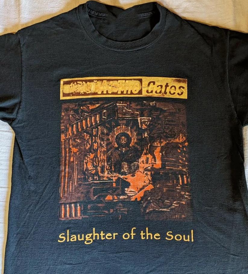Slaughter of The Soul At The Gates Unisex Cotton T-Shirt Full Size ED742