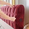 Роскошный супермягкий плюшевый стеганый чехол на голову кровати, универсальный бархатный защитный чехол на спинку кровати, утолщенный стеганый чехол на изголовье кровати