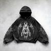 Spring Autumn Europe Fashion Hip Hop Retro Kids Hoodie Boy's Street Pullover Casual Loose Vintage Sweatshirt Girl's Hoodie Top