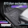 BYD Han EV DMi DMp Водонепроницаемые коврики для пола и комплект защиты порогов TPE