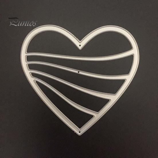 Полое сердце, декоративное тиснение, трафарет, фотоальбом, DIY, штампы для резки