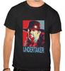 Unisex Tees 100% Cotton Men's Women's WWE UNDERTAKER BLACK T-SHIRT -1063-