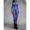 Женский 3D-цифровой принт для Хэллоуина, косплей, колготки, комбинезон для взрослых, цельный карнавальный костюм для вечеринки, сценического шоу, танцевального костюма