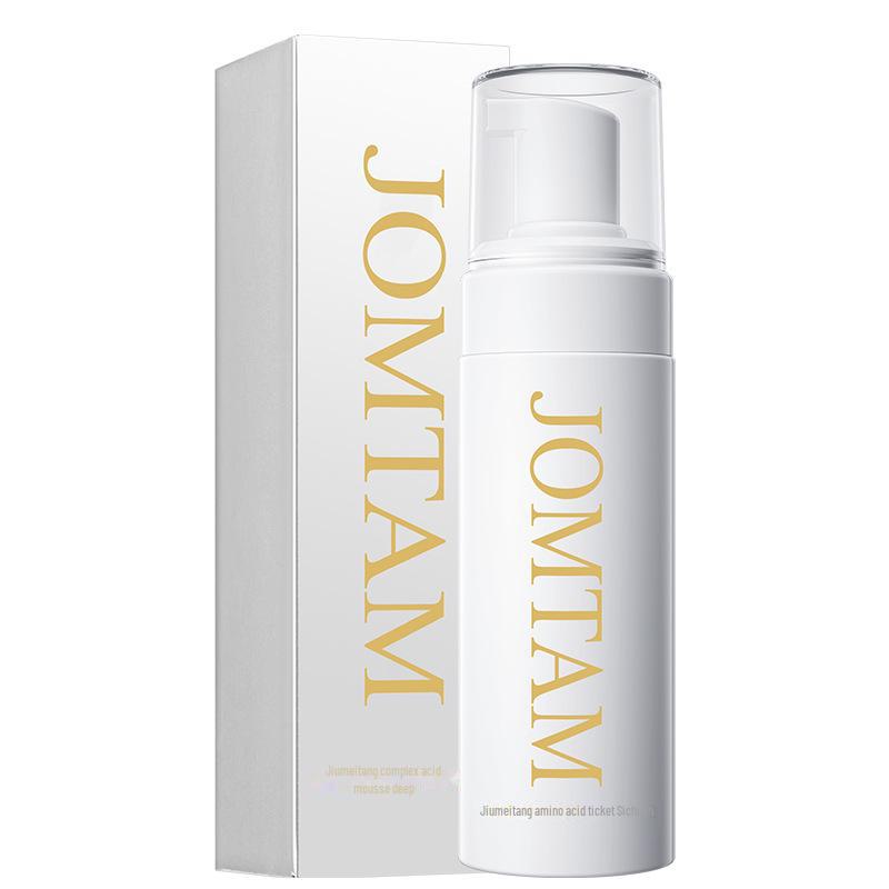 Кислородное очищающее средство для лица с аминокислотами Jiumeitang — отбеливание, глубокое очищение, удаление черных точек с ниацинамидом.