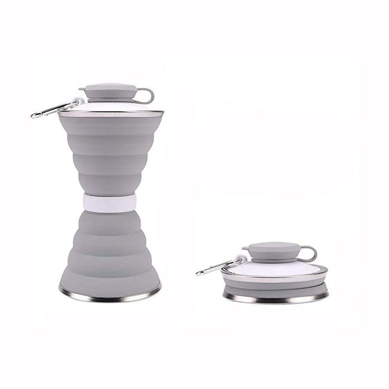 Silicone Folding Cups Travel Athletic Water Bottles Outdoor Activity Folding Cups Childrens Telescopic Cups Compressed Water Bottles
