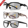 3 Pairs Photochromic Cycling Sunglasses for Men and Women Outdoor Sports Goggles Windproof Driving Camping Mtb Bicycle Eyewear