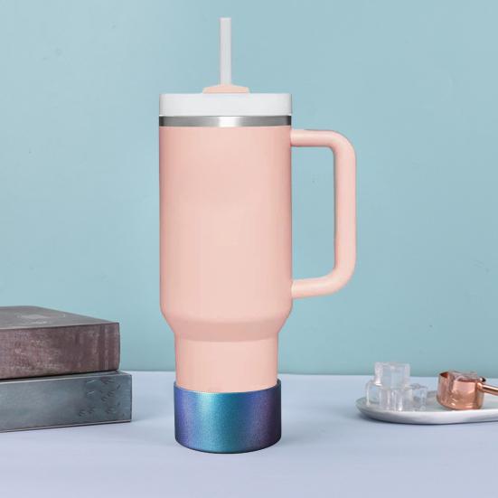 Silicone Cup Cover Gradient Color Cup Boot Anti-Slip Bottom Sleeve for Tumbler 20-40oz 12-24oz Water Bottles