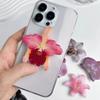 Элегантный Складной Держатель для Телефона в Виде Орхидеи Универсальный Эстетичный Декор для Стола для Женщин Стильная Подставка для Мобильного Телефона Подарок Совместимость со Всеми Моделями