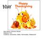 Autumn Party Supplies Cartoon Snail Static Window Sticker for Thanksgiving Harvest Festival, Waterproof PVC Decal Indoor Outdoor Decorations
