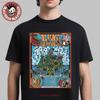 King Gizzard And The Lizard Wizard Фантомный Остров Мировой Тур 2025 Футболка винтажная Стиранная Растянутая Стильная