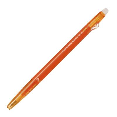 Pilot Шариковая ручка FriXion Ballpoint Slim, стираемая, LFBS180UF10O, 0,38 мм, оранжевая, набор из 10 штук,