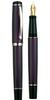 Xezo Incognito Fountain Fine Purple Layered Pure Platinum Limited Serialized Pen, Point, Lacquer, Plating, Handmade, Edition,