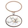 Oval Beech Embroidery Hoop Sewing Accessory Tapestry Ring Cross Stitch Frame for Handmade Crafts