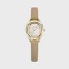 AMICO Круглые кожаные часы - Бежевые (JWM1LE4BS403GOBE0)