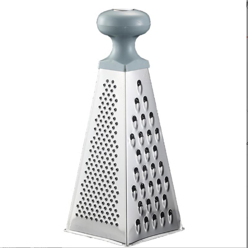 Многофункциональная овощерезка из нержавеющей стали с 4 сторонами, кухонный инструмент, коробка-терка, многоцелевая кухонная терка