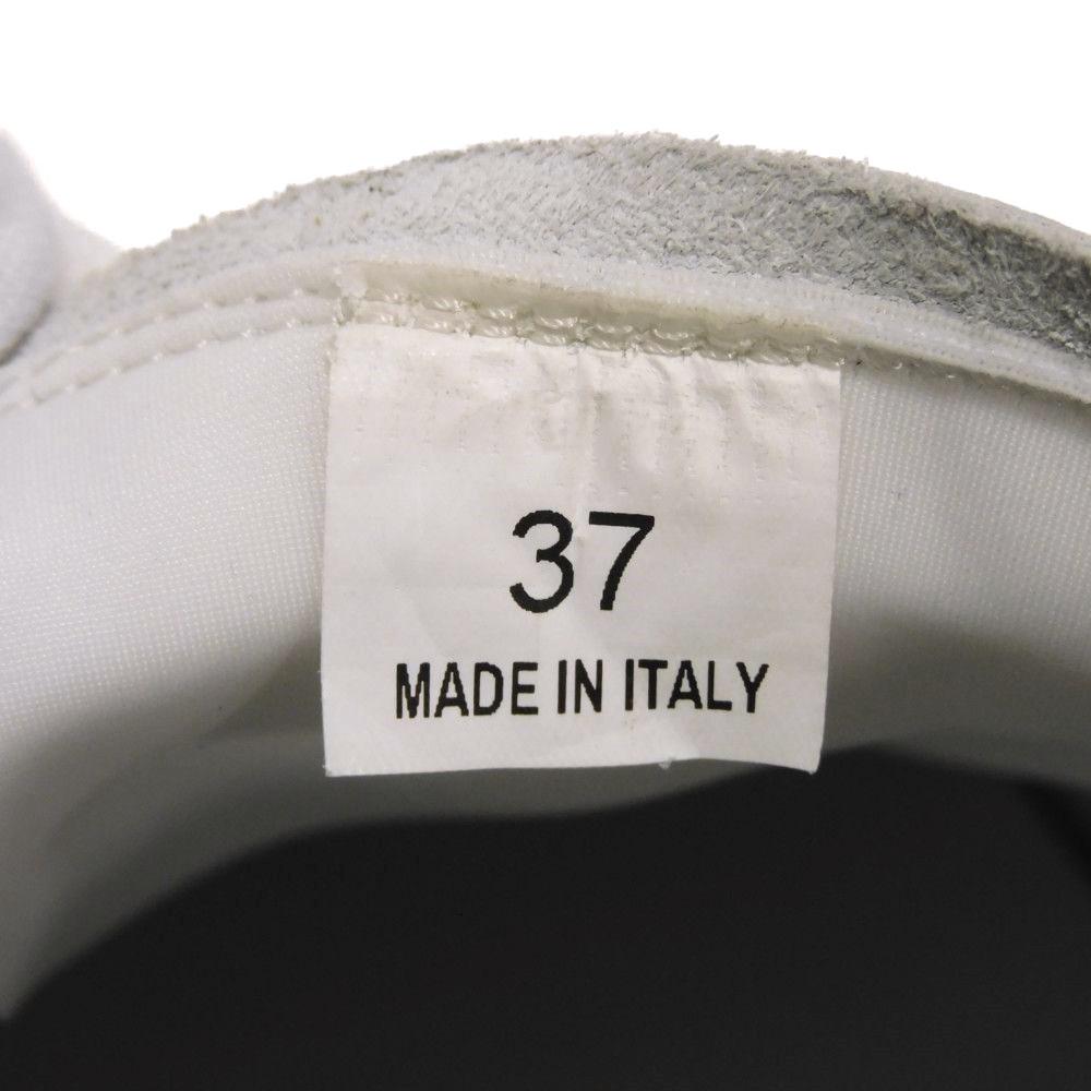 Used 65992 Low-cut Half Paint S59WS0150 7896 37 Platform Shoes White Black 9.4" Unused MM6 Light Gray Women's from