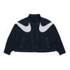 Sportswear Swoosh Symmetrical Stand Collar Woven Jacket Women Outerwear Black DD5585-010
