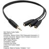 3.5MM Audio Splitter Cable Plated Connector Male To Female 1 Input 3 Output Stereo Jack