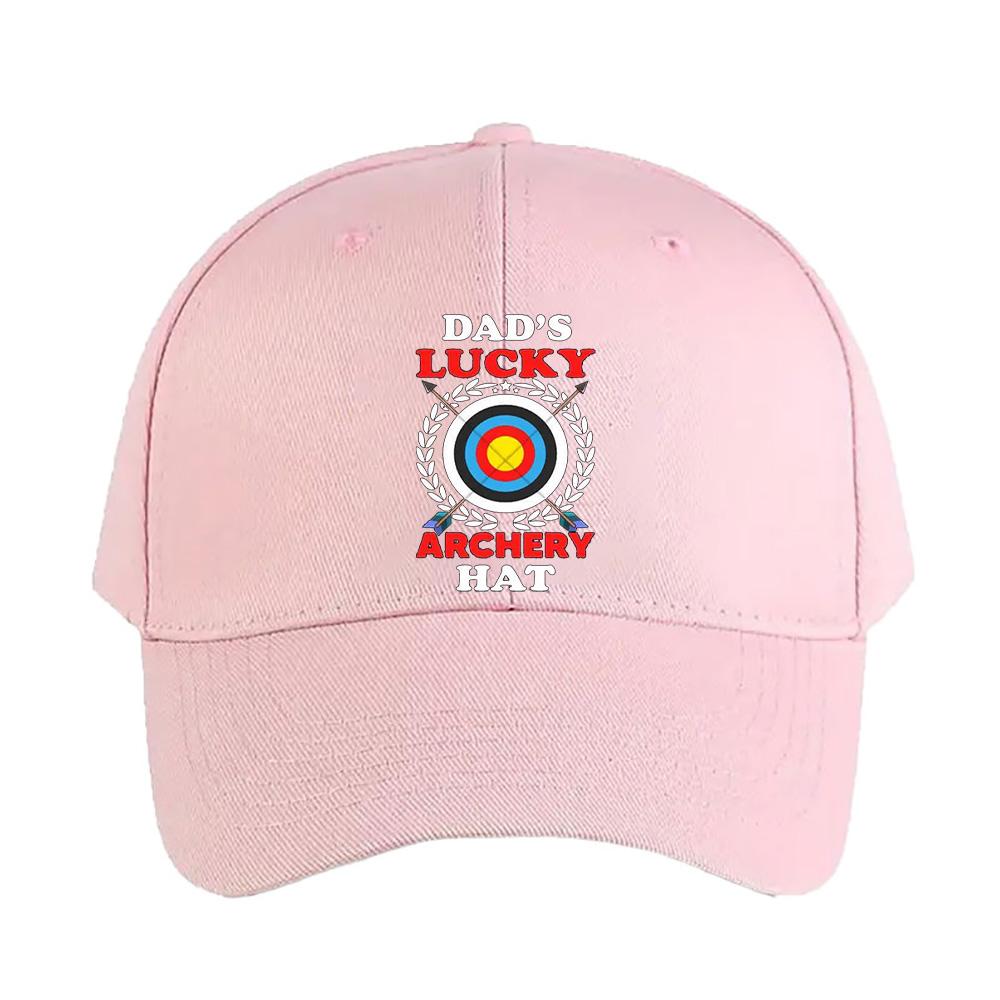 Dads Lucky Archery hat Cap Summer Woman Man Baseball Cap Adjustable with Curved Brim Duckbill Cap Protection Sun Hats